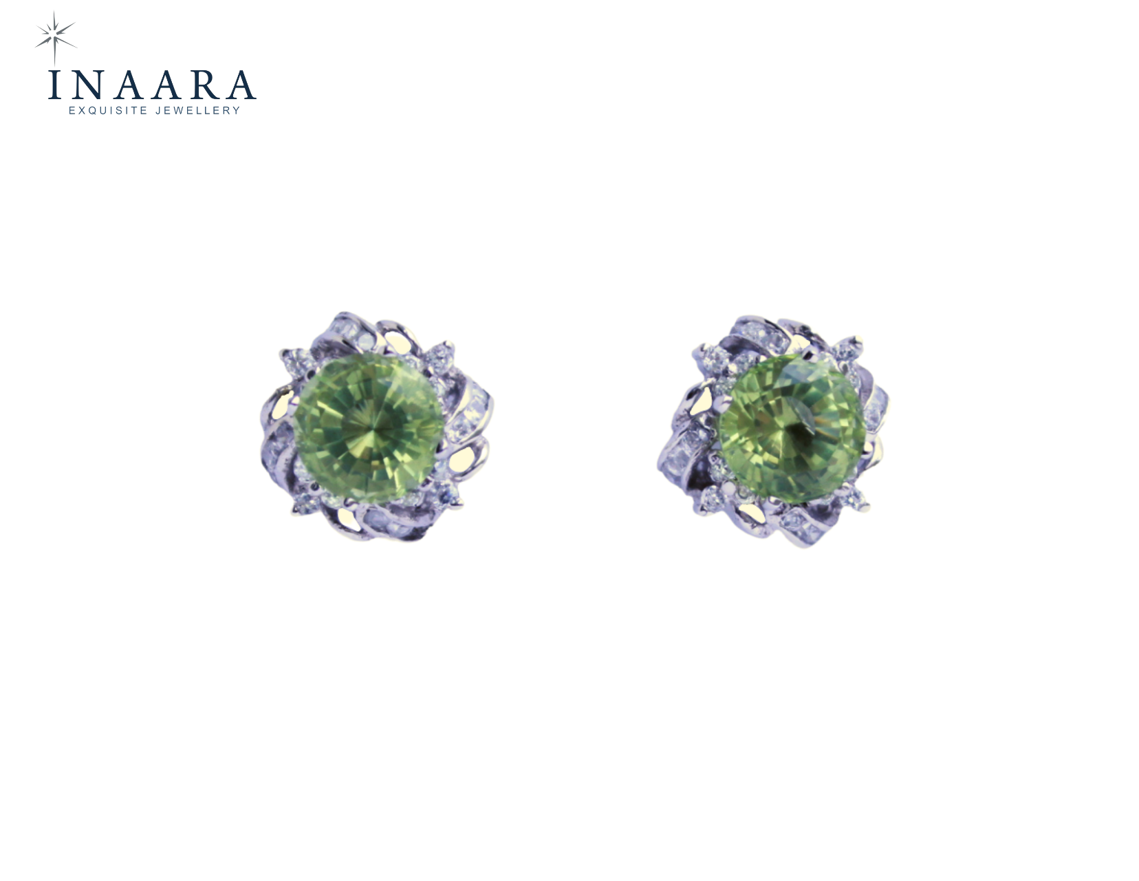 Synthetic Peridot Earrings