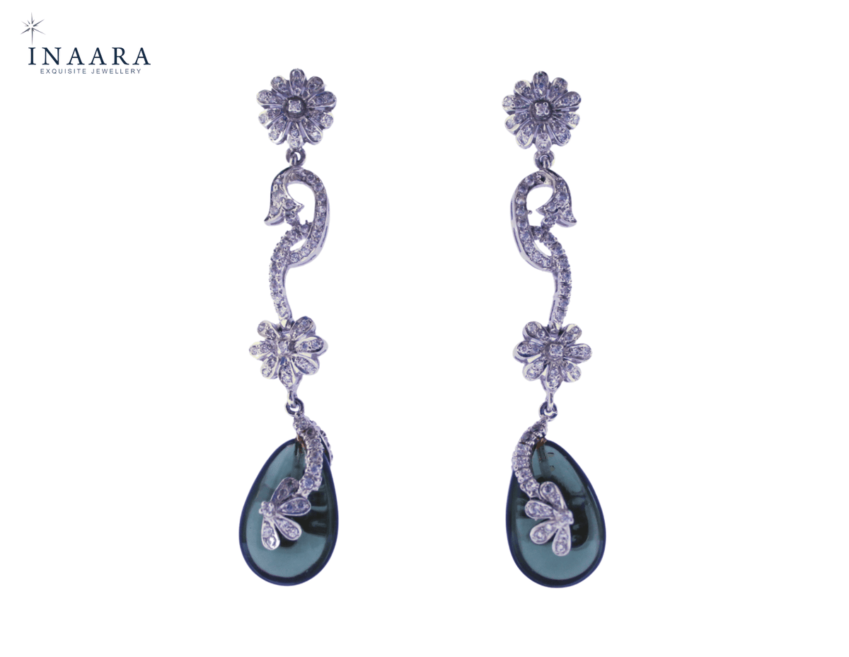 Dual Flower Earrings