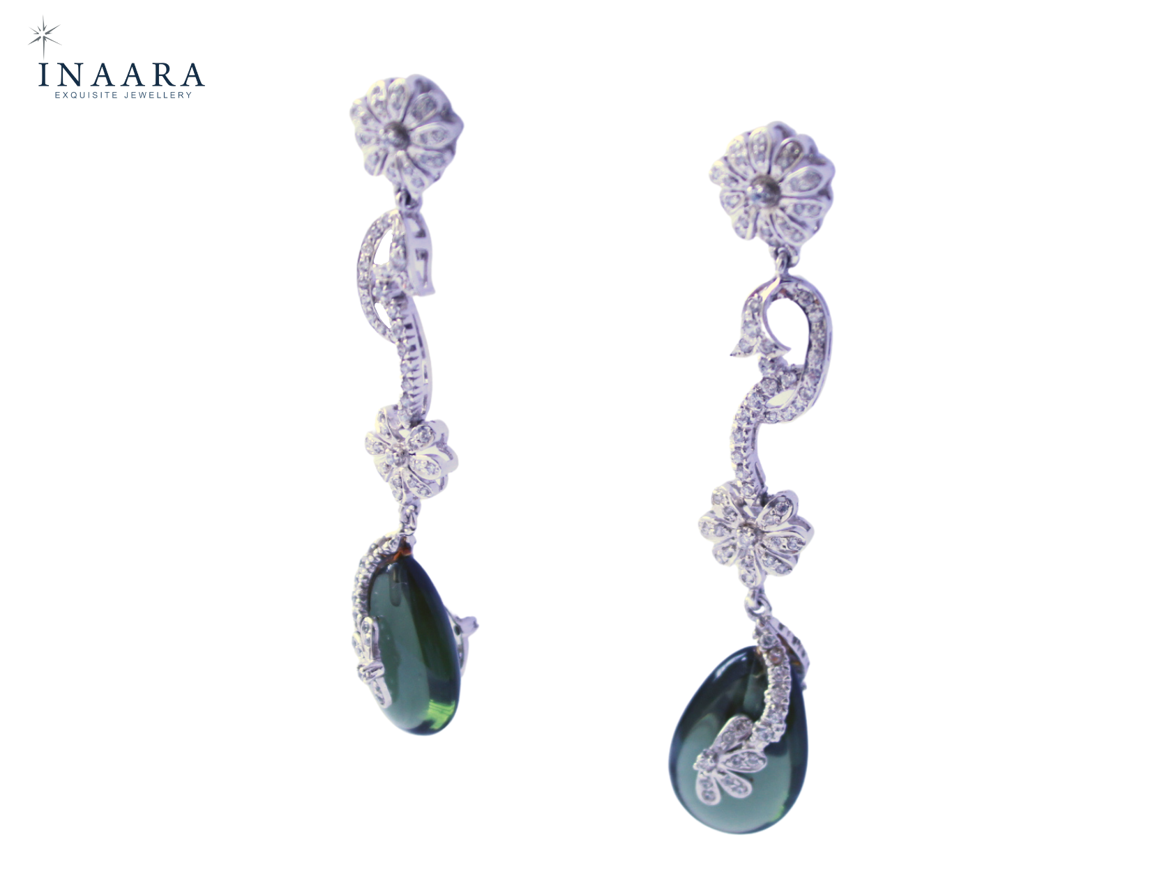 Dual Flower Earrings