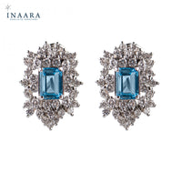 Earrings - Blue Topaz