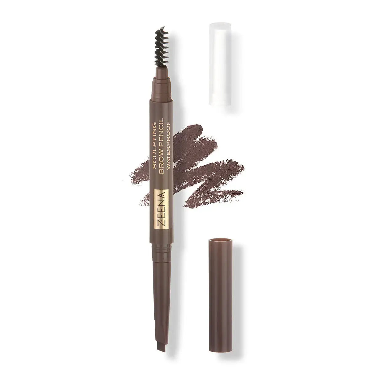 Zeena- Sculpting Brow Pencil Waterproof 020 Chocolate Brown - Mmall