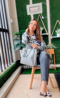 Alexa 3 Pcs Grey women's crossbody bag in grey by Bag X