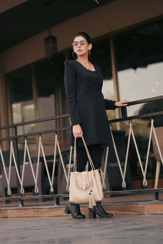 Alexa 3 Pcs Beige women's crossbody bag in beige by Bag X