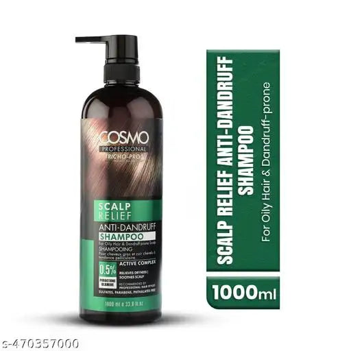 Cosmo Professional Sclap Relief Anti Dandruff Shampoo 1000Ml - Mmall