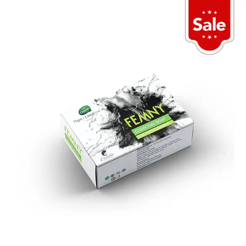 Femny Charcoal Soap - Mmall