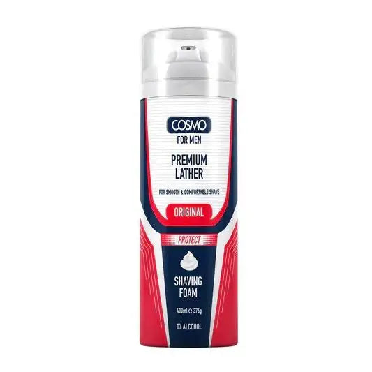 Cosmo Shaving Foam Original Protect 400Ml White Dome & Bottom - Mmall