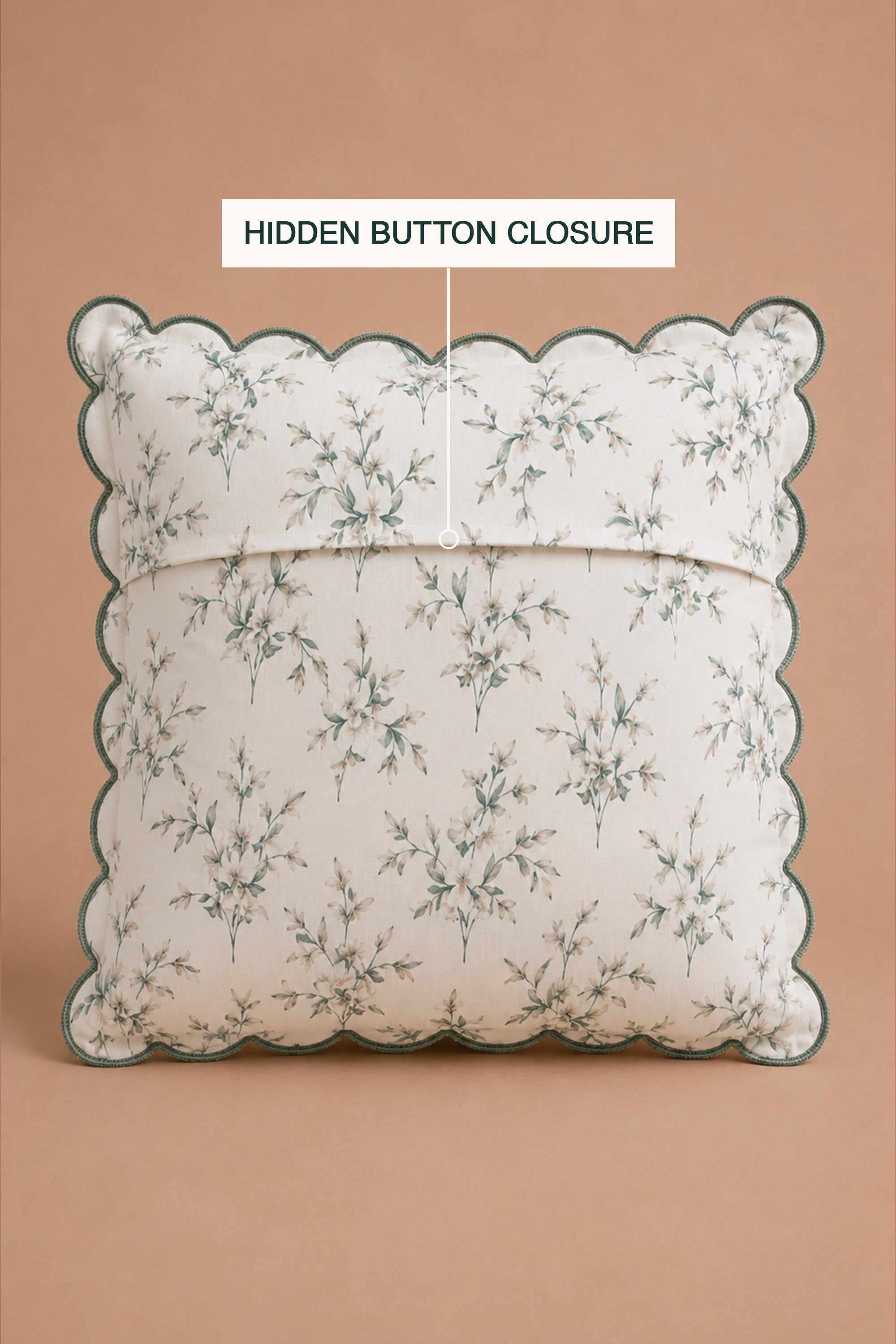 Foraged Flora Sateen Cushion Cover – view 5