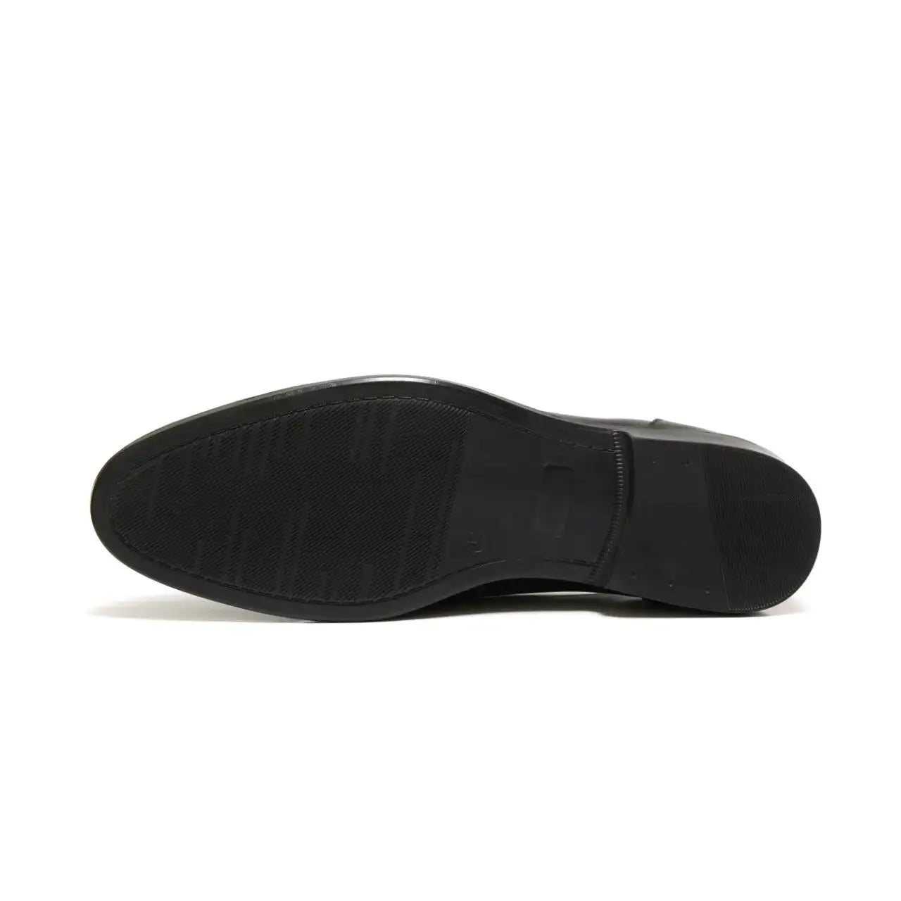 Black Cow Leather Horse Bit Formal Loafer - Mmall