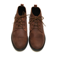 SKU:1003-Oily Cow Leather Chukka boots - DeVogue