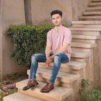 SKU: 9042 - Cognec High grain Casual Shoes - DeVogue