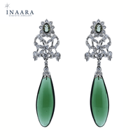 Green Zircon Earrings