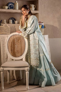 Safwa | Golden Serenity - 3PC Unstitched Suit (mlp07) - Mmall