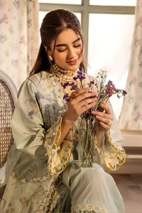 Safwa | Golden Serenity - 3PC Unstitched Suit (mlp07) - Mmall