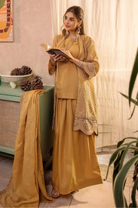 Safwa | Mustard Bloom - 3PC Unstitched Suit (MLP10) - Mmall