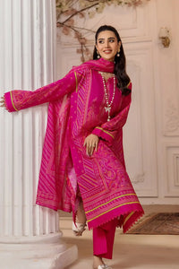 Safwa | Blush Petal – 3PC Unstitched Suit (PGE09) - Mmall