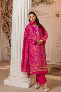 Safwa | Blush Petal – 3PC Unstitched Suit (PGE09) - Mmall