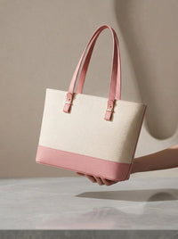 Grace White / Pink women's crossbody bag in white by Bag X