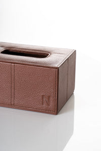 The Leather Tissue Box