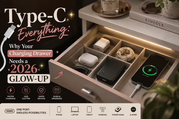 Type-C Everything: Why Your Charging Drawer Needs a 2026 Glow-Up