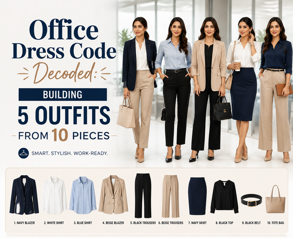Office Dress Code Decoded: Building 5 Outfits From 10 Pieces