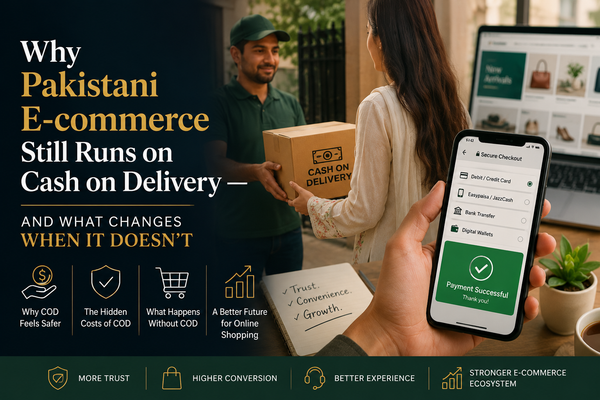 Why Pakistani E-commerce Still Runs on Cash on Delivery — And What Changes When It Doesn't
