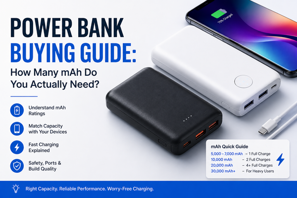 Power Bank Buying Guide: How Many mAh Do You Actually Need?