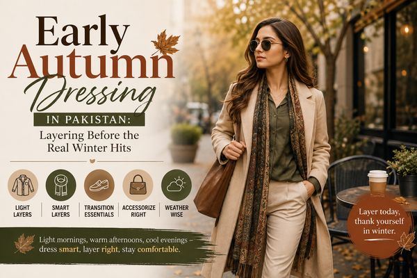Early Autumn Dressing in Pakistan: Layering Before the Real Winter Hits