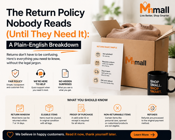 The Return Policy Nobody Reads (Until They Need It): A Plain-English Breakdown