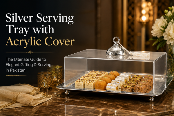 Silver Serving Tray with Acrylic Cover: The Ultimate Guide to Elegant Gifting &amp; Serving in Pakistan