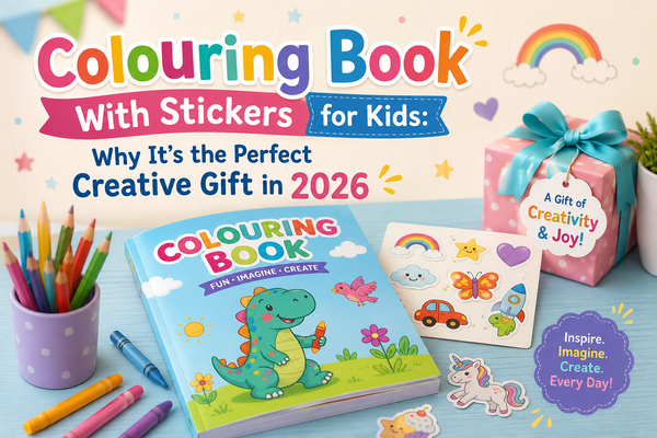 Colouring Book With Stickers for Kids: Why It's the Perfect Creative Gift in 2026