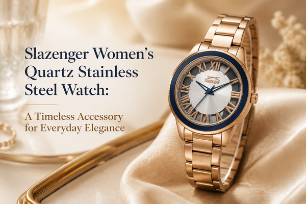 Slazenger Women's Quartz Stainless Steel Watch: A Timeless Accessory for Everyday Elegance