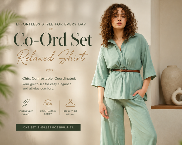Co-Ord Set Relaxed Shirt: The Effortless Chic Trend Every Woman Needs This Season