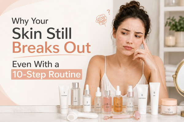 Why Your Skin Still Breaks Out Even With a 10-Step Routine
