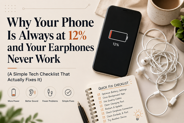 Why Your Phone Is Always at 12% and Your Earphones Never Work