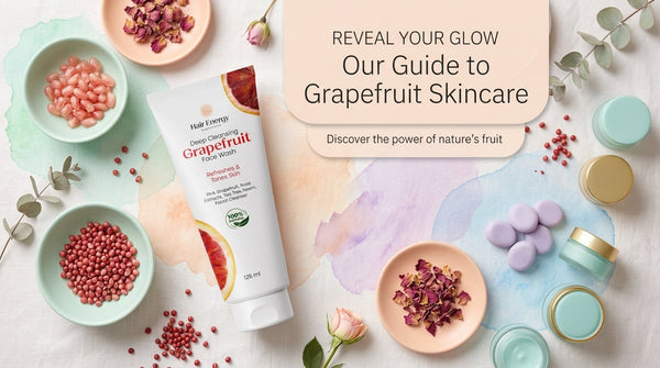 Deep Cleansing Grapefruit Face Wash: Oil Control for Acne-Prone and Blackhead-Prone Skin