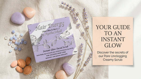 Instant Glow Facial Scrub: A Creamy Jojoba Bead Exfoliator with Willow Bark