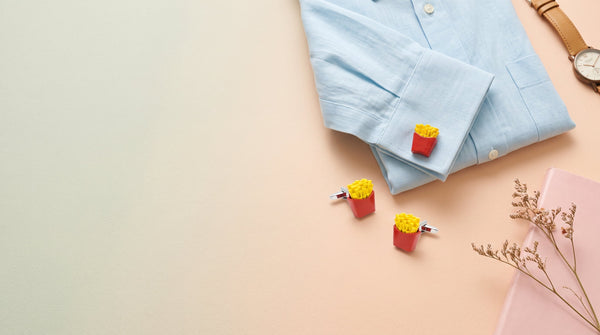Fries Cufflinks: Fun Stainless Steel Cufflinks with Personality