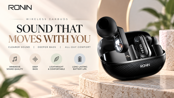 Ronin Glaze R-7145 Wireless Earbuds: Features That Matter