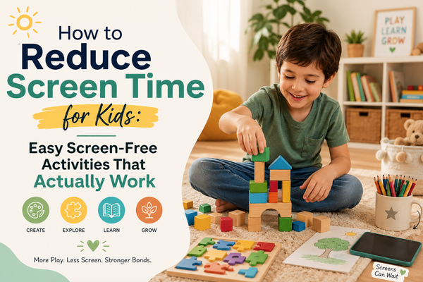 How to Reduce Screen Time for Kids: Easy Screen-Free Activities That Actually Work