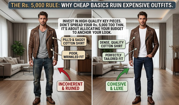 The Rs. 5,000 Rule: Why Cheap Basics Ruin Expensive Outfits