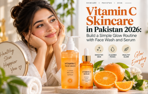 Vitamin C Skincare in Pakistan 2026: Build a Simple Glow Routine with Face Wash and Serum