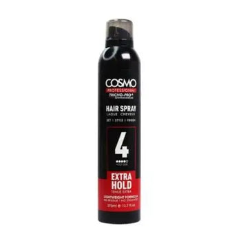 Cosmo Professional Hair Spray 4 Hold Level Extra Hold 375Ml - Mmall
