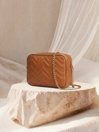 Aura Brown women's crossbody bag in brown by Bag X