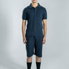 Herringbone Textured Polo & Short