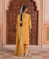 Tuscan Sun With Farshi Shalwar - Kross Kulture 
