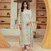 3Pc - Embroidered Cambric Suit