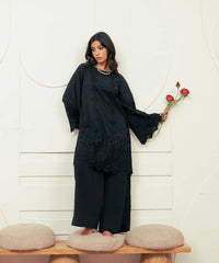 2PC - Embroidered Cotton Silk Suit - Kross Kulture 