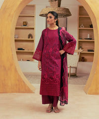 3PC - Embroidered Cambric Suit - Kross Kulture 