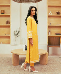 2PC - Embroidered Cotton Silk Suit - Kross Kulture 