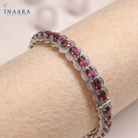 Rhodolite Garnet Bangle
